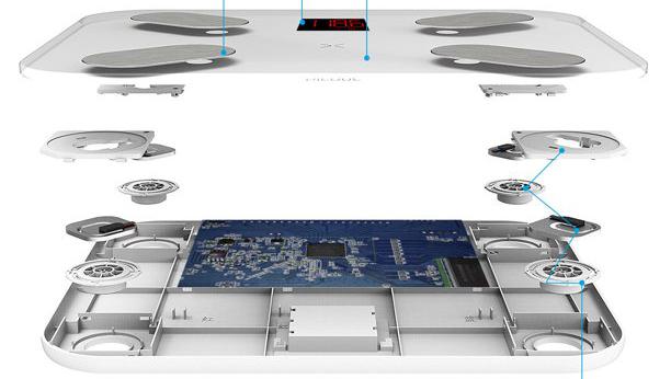Ψηφιακή κλίμακα κουζίνας μικρού βάρους αισθητήρας 10kg αισθητήρας κυψελών φόρτωσης υψηλή ακρίβεια 6