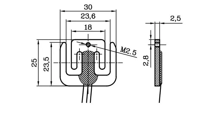 Ultra-Thin Full-Bridge Load Cell Weight Sensor 1